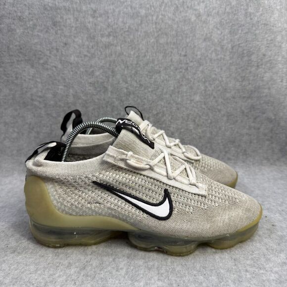 Nike Shoes Womens Size 8 Vapormax 2021 Flyknit Grey Running Sneakers DH4084-100 - Picture 4 of 9